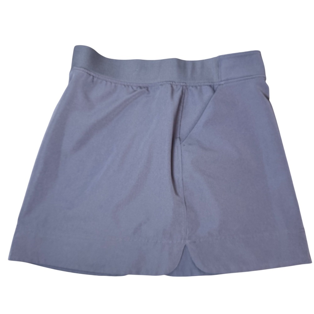 32 Degrees Cool Active Skort Ribbed Waist Pockets Blue Sporty Tennis Skirt S